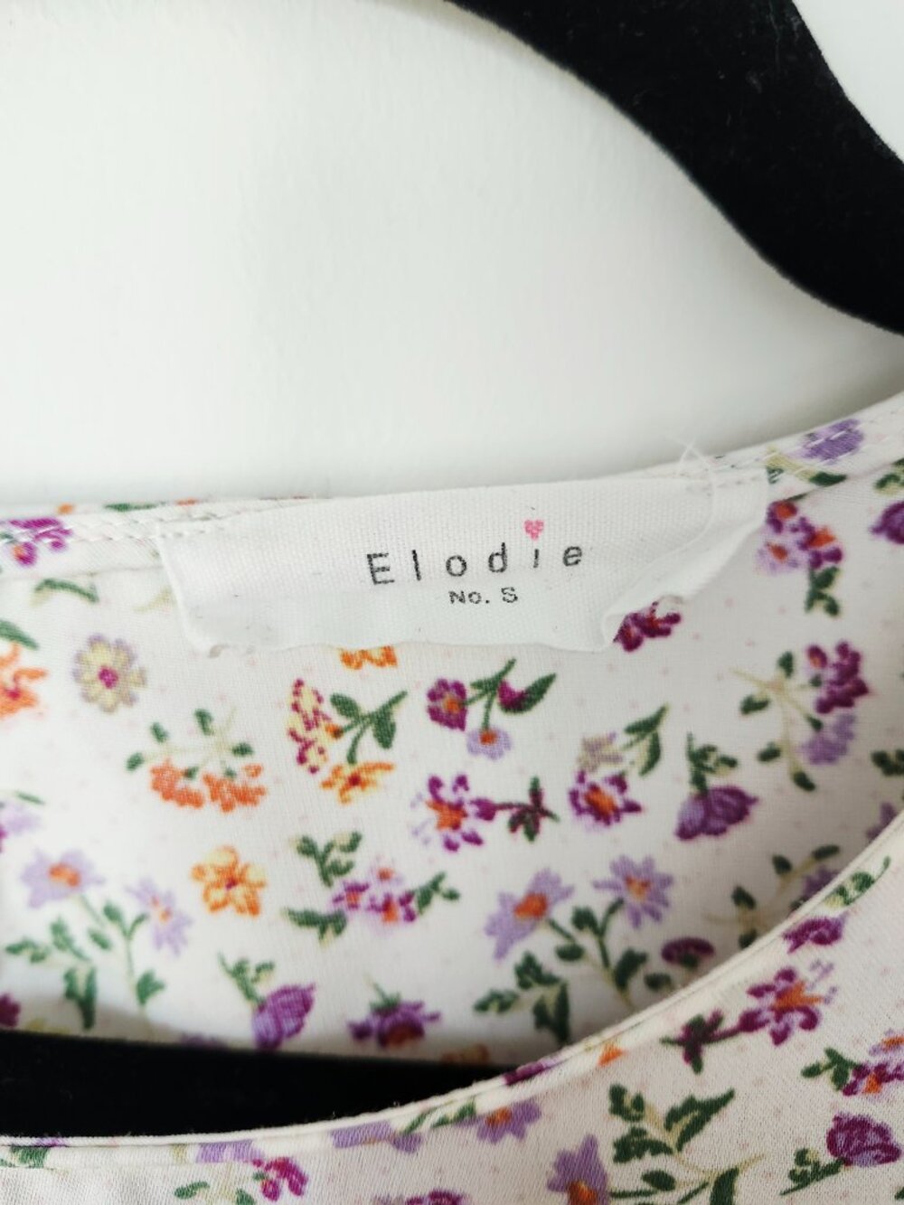 Anthropologie Elodie Floral Short Puff Sleeve Top - Picture 9 of 9